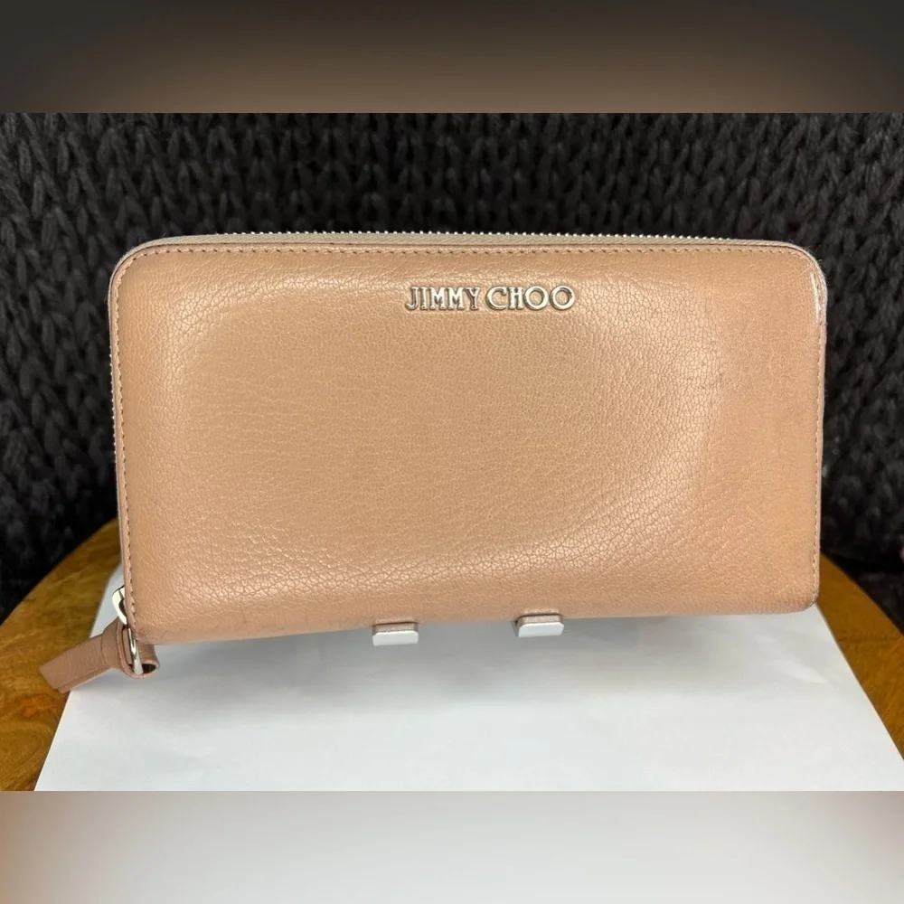 JIMMY CHOO • Pippa leather wallet